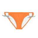 "Skull & Barrel" Base Crusta - White Logo - Loop Tie Side Bikini Bottom (AOP)