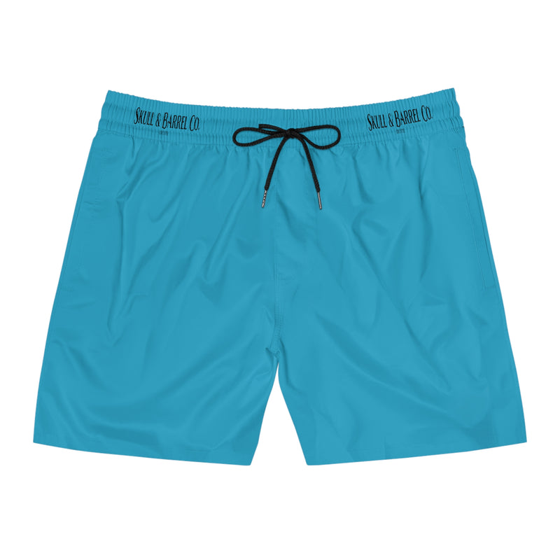 Men's Mid-Length Swim Shorts - Turquoise