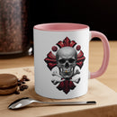 "Skull & Barrel" Accent Coffee Mug, 11oz