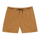 Men's Mid-Length Swim Shorts - Light Brown