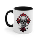 "Skull & Barrel" Accent Coffee Mug, 11oz