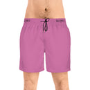 Men's Mid-Length Swim Shorts - Light Pink