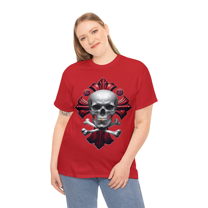 "Skull & Barrel" Unisex Heavy Cotton T-Shirt