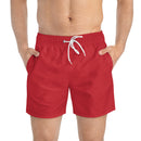 Swim Trunks - Dark Red