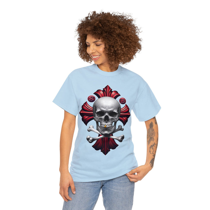 "Skull & Barrel" Unisex Heavy Cotton T-Shirt