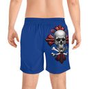 Men's Mid-Length Swim Shorts - Dark Blue