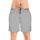 Men's Mid-Length Swim Shorts - Light Grey