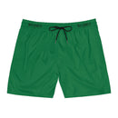 Men's Mid-Length Swim Shorts - Dark Green