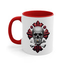 "Skull & Barrel" Accent Coffee Mug, 11oz