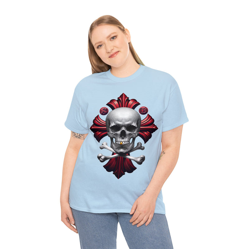 "Skull & Barrel" Unisex Heavy Cotton T-Shirt