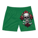 Men's Mid-Length Swim Shorts - Dark Green