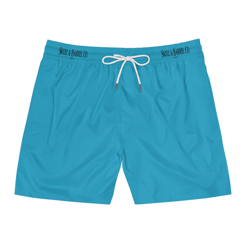 Men's Mid-Length Swim Shorts - Turquoise