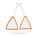 "Skull & Barrel" Base Crusta - Left Logo - Strappy Triangle Bikini Top (AOP)