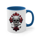 "Skull & Barrel" Accent Coffee Mug, 11oz