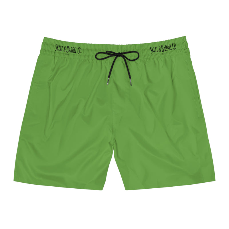 Men's Mid-Length Swim Shorts - Green