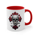 "Skull & Barrel" Accent Coffee Mug, 11oz