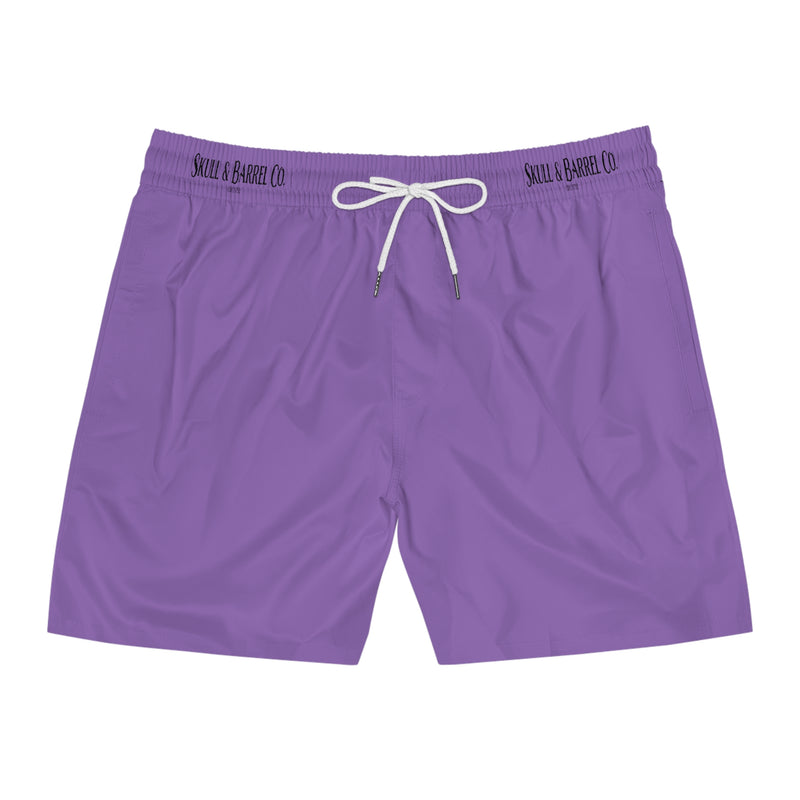 Men's Mid-Length Swim Shorts - Light Purple