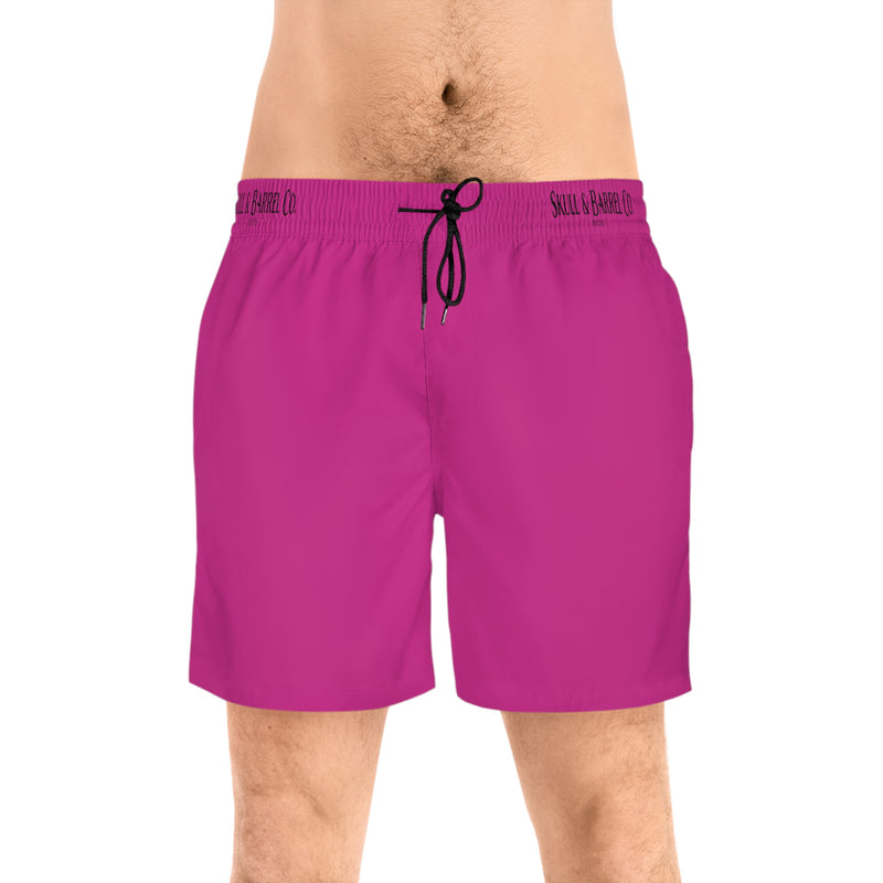 Men's Mid-Length Swim Shorts - Pink