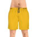 Men's Mid-Length Swim Shorts - Yellow