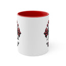 "Skull & Barrel" Accent Coffee Mug, 11oz