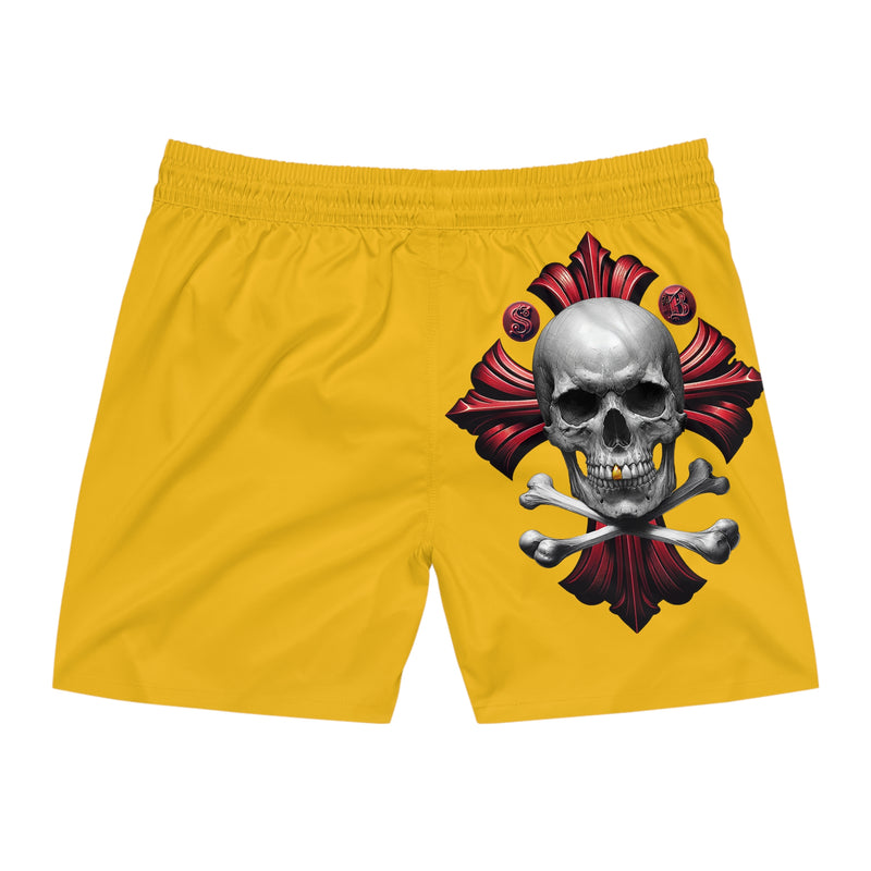 Men's Mid-Length Swim Shorts - Yellow