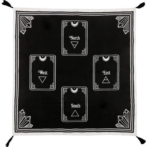 4-Card Tarot Spread Altar Cloth - Skull & Barrel Co.