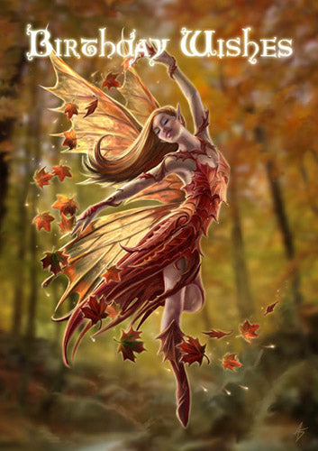 Autumn Fairy Card - 6 Pack - Skull & Barrel Co.
