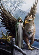 Realm of Tranquility Card - 6 Packby Anne Stokes - Skull & Barrel Co.