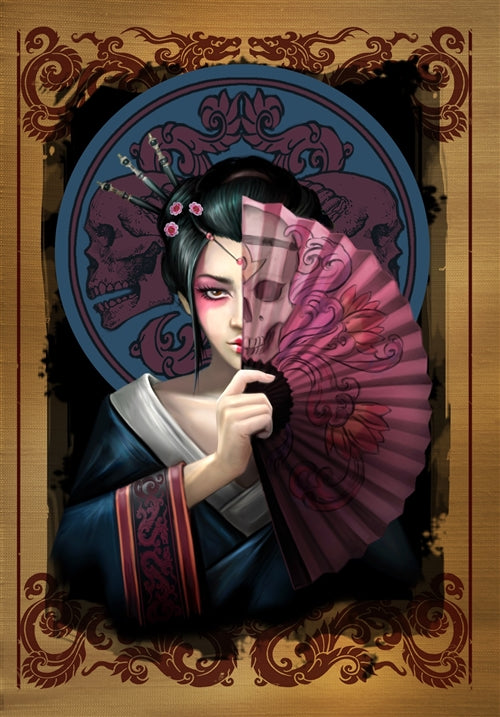 Geisha Skull Cards - 6 Pack - Skull & Barrel Co.