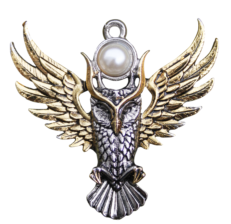 Owl of Athena For Magickal Wisdom Pendant by Briar - Skull & Barrel Co.