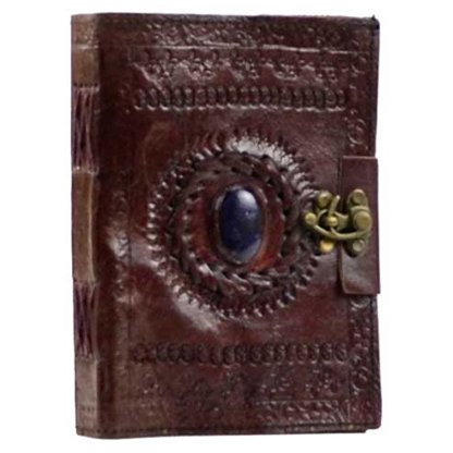 Stone Eye leather blank book w/ latch