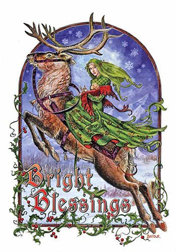 Briar Bright Blessings Midwinter Card - 6 pack - Skull & Barrel Co.