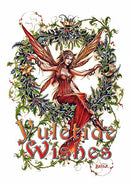 Briar Mistletoe Fairy Midwinter Card - 6 pack - Skull & Barrel Co.