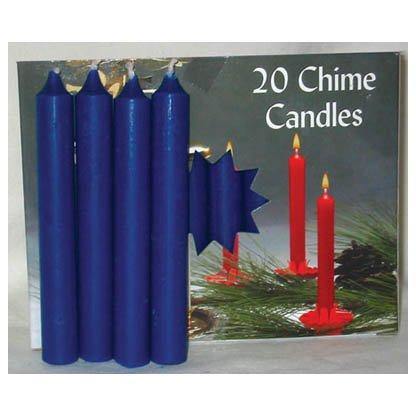 1/2" Dark Blue Chime Candle 20 pack - Skull & Barrel Co.