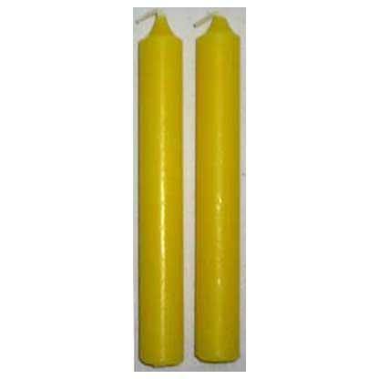 1/2" Yellow Chime Candle 20 pack - Skull & Barrel Co.