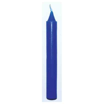 Blue 6" Taper Candle