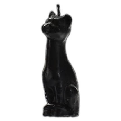 6"-7" Black Cat candle