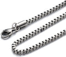20" Stainless Steel 2mm Box Chain - Skull & Barrel Co.