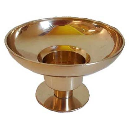 Brass Universal candle holder 4 1/4" dia