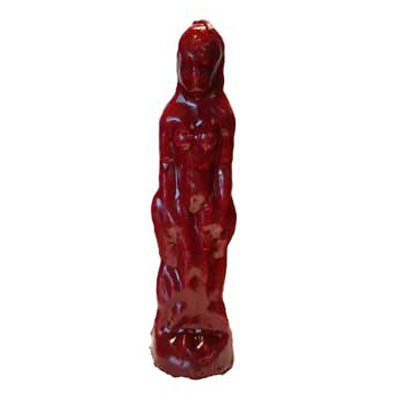 Red Female candle