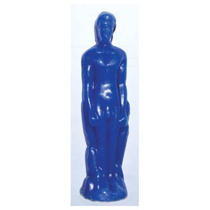 Blue Male candle