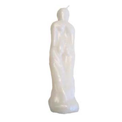 White Male candle