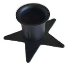 Pentagram taper candle holder