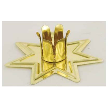 Gold-toned Fairy Star Chime candle holder
