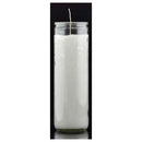 White 7-day jar candle