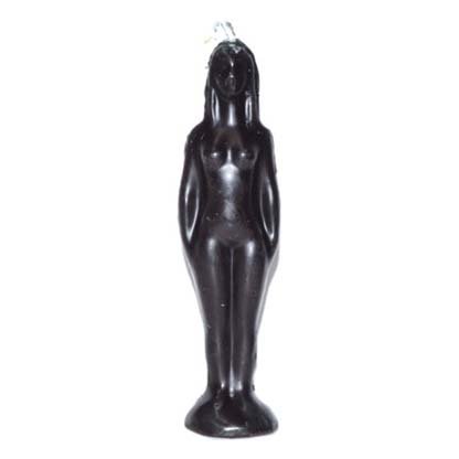 7 1/4" Black Woman candle