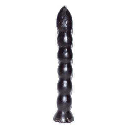 9 1/2" Black 7 Knob candle