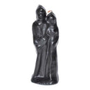 6" Marriage Black candle