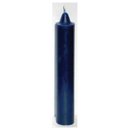 9" Blue pillar candles