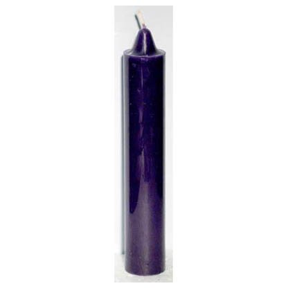 9" Purple pillar candle